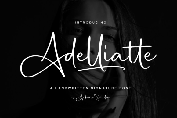Adelliatte: A Handwritten Font That Elevates Modern Web Design