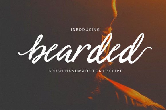 Bearded: A Modern Script Font That Elevates Handmade Design