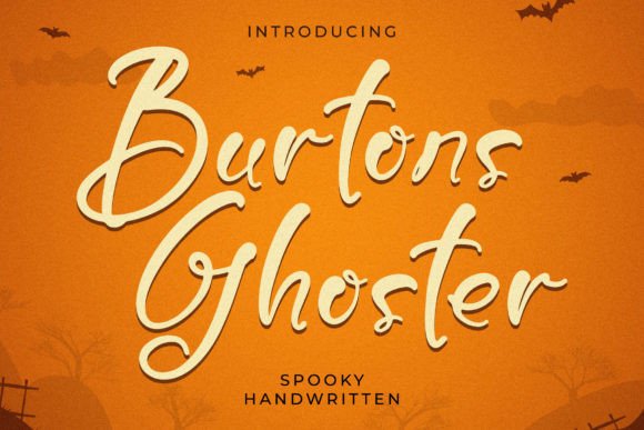 Burtons Ghoster: A Spooky-Handwritten Font for Modern Web Design Projects