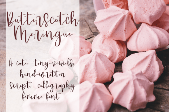Butterscotch Meringue: A Playful Script Font for Business Branding