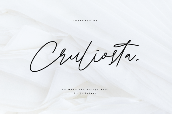 Cruliosta: A Stylish Script Font for Modern Editorial Design