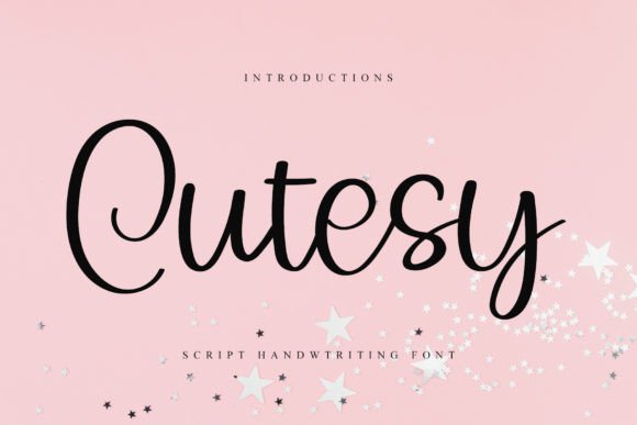 Cutesy: A Stylish Handwritten Font for Modern Web Design Projects