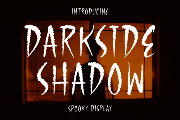 Darkside Shadow: A Spooky Script Font for Editorial Design and Content Branding