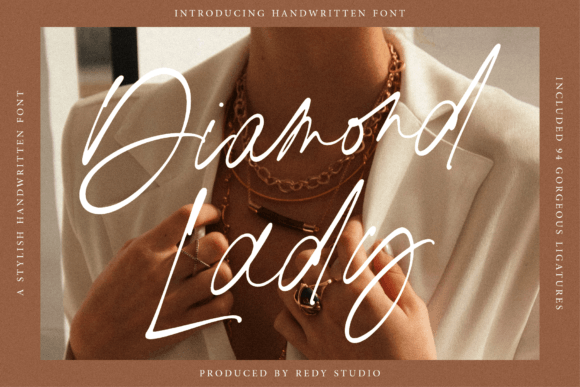 Diamond Lady: A Handwritten Font That Elevates Small Business Branding