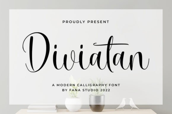 Diviatan: A Dainty Script Font That Elevates Web Design