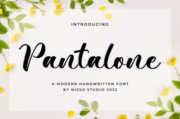 Elevate Your Craft with the Pantalone Script Font
