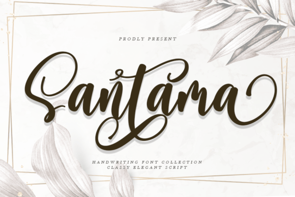 Elevating Web Design with the Santama Handwritten Font