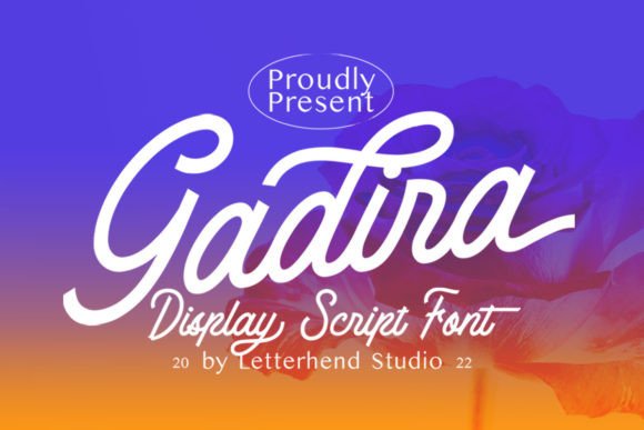 Gadira: A Stylish Script Font That Elevates Web Design