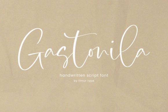 Gastonila: A Sweet Script Font for Modern Web and Digital Design