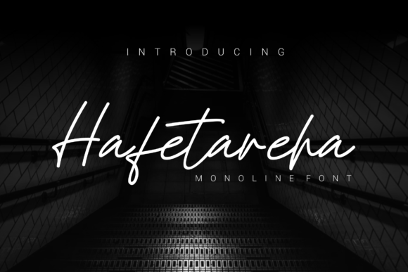 Hafetareha: A Sleek Script Font for Modern Web Design Projects