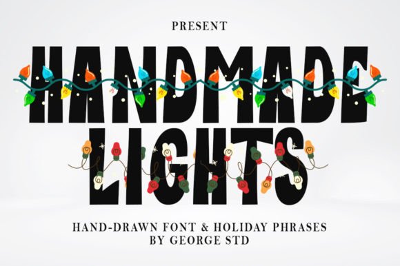 Handmade Lights: A Bold Script Amp Font for Creative Branding