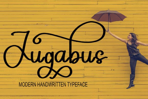 Jugabus: A Handwritten Font That Elevates Modern Web Design
