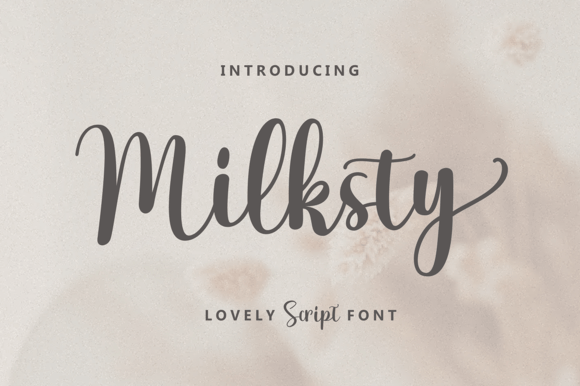 Milksty: A Handwritten Font That Elevates Web Typography