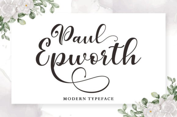 Paul Epworth: A Stylish Handwritten Script Font for Modern Branding