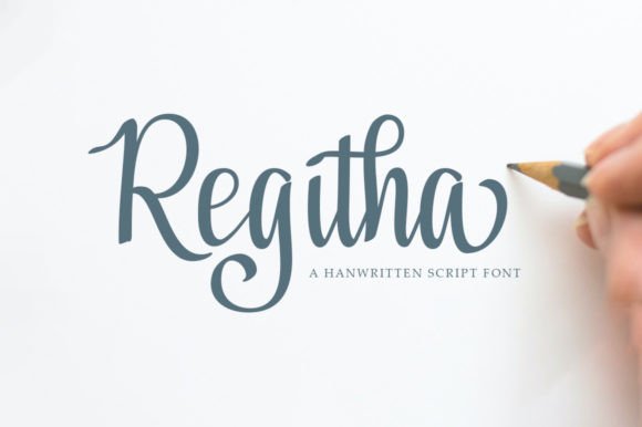 Regitha: A Timeless Script Font for Scroll-Stopping Digital Marketing