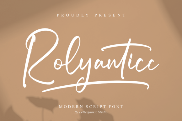 Rolyanticc: A Dazzling Script Font for Makers and Creative Sellers