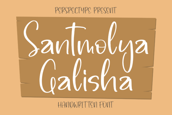 Santmolya Galisha: A Handwritten Font That Brings Personality to Every Craft