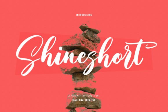 Shineshort: A Handwritten Font That Elevates Web Design