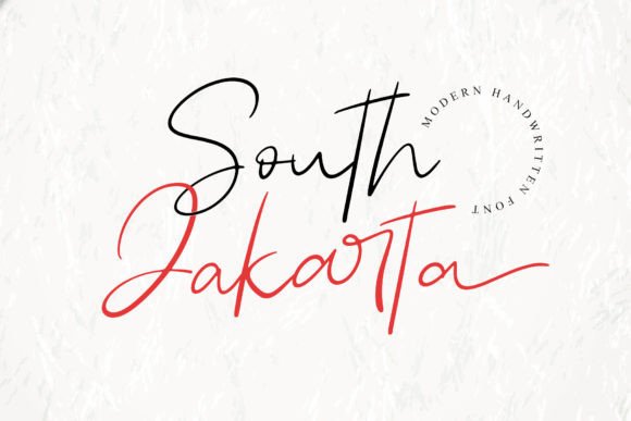 South Jakarta: Elevating Digital Campaigns with Elegant Script Typography