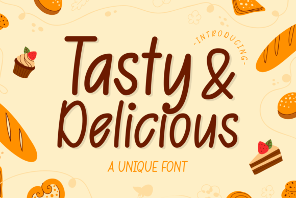 Tasty Delicious: A Playful Font That Elevates Small Business Branding