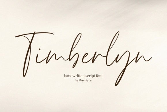 Timberlyn: The Handwritten Font That Elevates Campaign Visuals