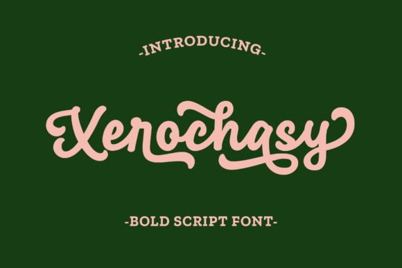 Xerochasy: A Script Font That Elevates Web Typography
